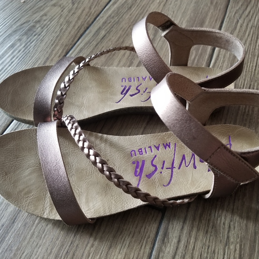 Blowfish bronze sandals